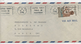 POLYNESIE  - P A N° 1 / LETTRE Par AVION Pour PARIS - Lettres & Documents