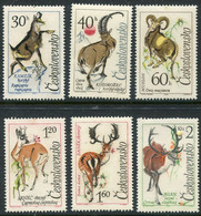 CZECHOSLOVAKIA 1963 Mountain Animals MNH / **.  Michel 1441-46 - Unused Stamps