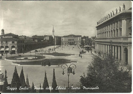 Reggio Emilia (Emilia R.) Teatro Municipale E Piazza Della Libertà, Municipal Theater And Libertà Square, Theatre - Reggio Emilia