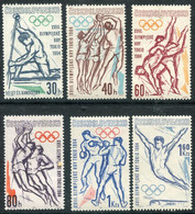 CZECHOSLOVAKIA 1963 Olympic Games, Tokyo MNH / **.  Michel 1432-37 - Unused Stamps