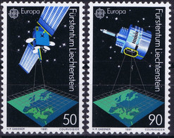Liechtenstein Space 1991 EUROPA, CEPT, International Space Year  Olympus And Meteosat. - Ohne Zuordnung
