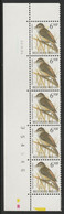 Buzin No 2577 1x Strook Van 5  1x Band De 5 Avec  Data 22.ix.94  Vel +  Nummero/ No De Feuille ** - 1985-.. Oiseaux (Buzin)