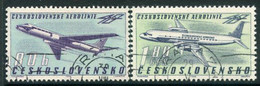 CZECHOSLOVAKIA 1963 Airline Anniversary Used.  Michel 1405-06 - Used Stamps