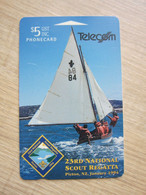 GPT Phonecard,ADCB 1993 Collector Issue,23rd National Scout Regatta, Mint - Neuseeland