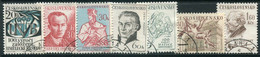 CZECHOSLOVAKIA 1963 Cultural Personalities And Events Used.  Michel 1386-92 - Used Stamps