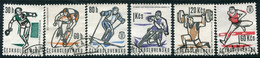 CZECHOSLOVAKIA 1963 Sport Used.  Michel 1377-82 - Used Stamps