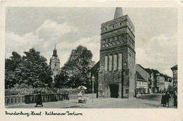 Brandenburg - Brandebourg - Havel - Rathenower Torturm - Vendeur De Glaçes - Brandenburg