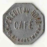 Café Crédit Du Nord Blvd Haussmann - Monétaires / De Nécessité