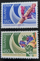 ISLANDE    Europa 1982   N° Y&T  531 Et 532  ** - Nuovi