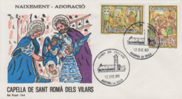 Enveloppe  FDC  1er  Jour   ANDORRE    Noël   1980 - Otros & Sin Clasificación