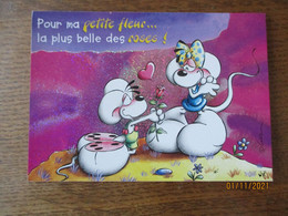 POUR MA PETITE FLEUR ....LA PLUS BELLE DES ROSES!  CARTE COLLECTOR 37-a - Diddl