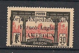 CAMEROUN - 1915 - N°Yv. 45 - Corps Expéditionnaire 30c Gris Et Rouge - Neuf (*) / MNG - Ungebraucht