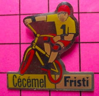 1121 Pin's Pins / Beau Et Rare / THÈME : SPORTS / VELO CYCLISTE BMX CECEMEL FRISTI - Cyclisme