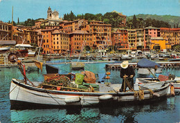 Cartolina Santa Margherita Ligure Il Porto Pescatore Reti Da Pesca  (Genova) - Genova (Genoa)