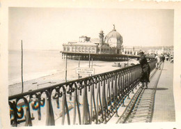 Nice - Photo Ancienne - Vue Sur Le Casino Et La Plage - Septembre 1936 1926 ? - Monumenten, Gebouwen