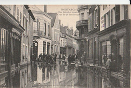 MONTARGIS. - Rue Girodet Inondée - Crue Du 26 Février 1906. Carte RARE - Montargis