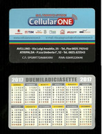 Calendarietto Pubblicitario 2017 - Cellularone - Petit Format : 2001-...