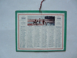 VIEUX PAPIERS - CALENDRIER 1932 - Petit Format : 1921-40