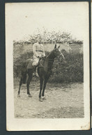 Cpa Photo  , Cavalier, Régiment Non Identifié   - Maca36104 - Barracks