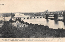 Tours       37          Quais-Ponts   Vue Générale En Amont Du Quai Bonaparte   N° ND 1  (voir Scan) - Tours