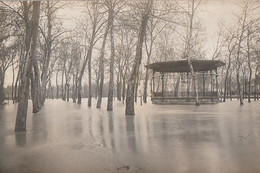 MONTARGIS. - Inondations.  Kiosque à Musique. Carte-Photo Très Rare - Montargis