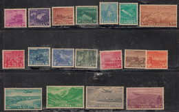 INDIA 1955  Five Year Plan (2nd Definitive Serie) Complete 18v, All Wmk Multiple Stars.  MNH (**) (Never Hinged)FYP551 - Ongebruikt