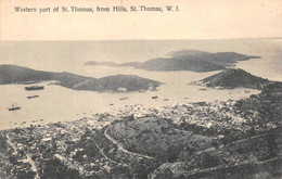 ¤¤   -   ANTILLES    -  ILES VIERGES   -  Western Part Of Saint-Thomas, From Hills     -    ¤¤ - Vierges (Iles), Amér.