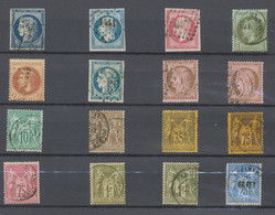 Sélection De 16 Timbres Classiques Tous TB.  Cote 475€. H2644 - Otros & Sin Clasificación