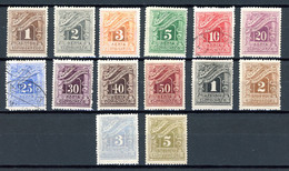 Grèce   Y&T   Taxe   25 - 38   X    ---    Très Faible Charnières  --  29 Et 31 Obl.  --  Parfait état. - Unused Stamps