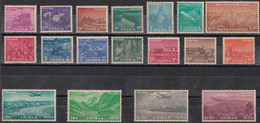 INDIA 1955  Five Year Plan (2nd Definitive Serie) Complete 18v, Wmk Star/ashoka Pillar   MNH (**) (Never Hinged)FYP552 - Unused Stamps