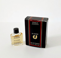 Miniatures De Parfum    UN HOMME   De   CHARLES JOURDAN   EDT   2.5  Ml  + BOITE - Miniatures Men's Fragrances (in Box)