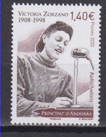 Año 2020 Nº 841 Victoria Zorzano - Unused Stamps