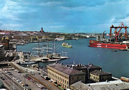 2 AK Schweden * Blick Auf Den Hafen Von Göteborg - 2 Luftbildaufnahmen * - Svezia