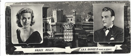 11.900 - GRACE KELLY - S.A.S. RAINIER III PRINCE DE MONACO RANIERI PRINCIPATO DI MONACO CM 20,6 X 8,8 - Familles Royales