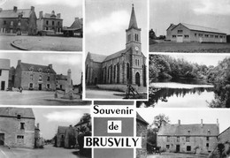 BRUSVILY  -  Souvenir De ... En Multivues Années 50/60 - Other Municipalities