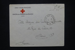 FRANCE - Enveloppe De La Croix Rouge En Fm Pour Paris En 1939 - L 109819 - Rotes Kreuz