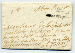 DE LIMOGES Orné Lenain N°2 / Dept 81 Haute Vienne / 8 Janvier 1708 /  Côte 1600€ - 1701-1800: Precursori XVIII