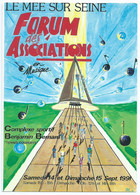 LE MEE SUR SEINE (77) - Forum Des Associations En Musique - Complexe Sportif Benjamin Bernard - Animée -Scan Recto-Verso - Le Mee Sur Seine