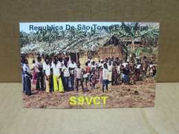 SAO TOME ET PRINCIPE Carte Radio Amateur - Sao Tome And Principe