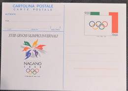 1998 Italia L.900 - XVIII Giochi Olimpici Invernali - Postal Cover - Invierno 1998: Nagano