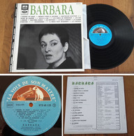 RARE French LP 33t RPM BIEM (12") BARBARA (Lang, 1966) - Collector's Editions