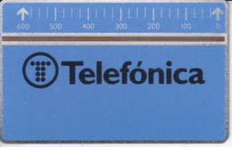 G-001 TARJETA DE TELEFONICA DE 600 PTAS DEL 02/86 Y TIRADA 1500 (NUEVA-MINT) - Danke-Schön-Karten