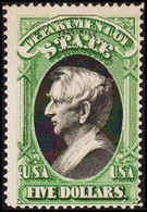 1873-1879. USA. DEPARTMENT OF STATE. FIVE DOLLARS. Interesting Old FACSIMILE. Unusual... () - JF510456 - Dienstmarken