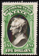 1873-1879. USA. DEPARTMENT OF STATE. FIVE DOLLARS. Interesting Old FACSIMILE. Unusual... () - JF510460 - Dienstmarken
