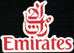 Autocollant Emirates Dubaï Compagnie Aérienne - Pegatinas