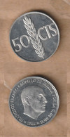 ESPAÑA   50 CENTIMOS  - Francisco Franco 1957  *  72   PROOF • 1 G • ⌀ 20 Mm KM# 795, - 50 Centimos