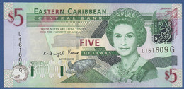 EAST CARIBBEAN STATES - Grenada - P.42G – 5 Dollars ND (2003) UNC Serie L161609G - Caraibi Orientale