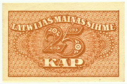 Latvia - 25 Kapeikas - ND ( 1920 ) - Pick: 11 - Letónia - Lettonie