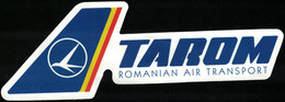 Autocollant Tarom Romanian Air Transport Compagnie Aérienne Roumaine - Stickers