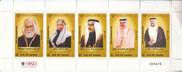 2003 Jordan The Hashemites Miniature Sheet Of 5 MNH  ** Bang On Corners But Stamps Fine *** - Jordan
